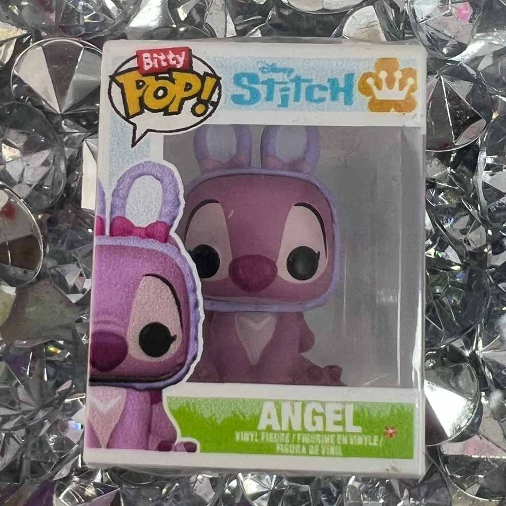Funko Pop! Bitty Stitch Angel Vinyl Figure - Pink mini Disney pink purple